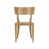 490768 Wildwood 33.5in. Rubberwood Juhl Chair with Natural/Light Whitewash Finish