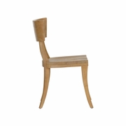 490768 Wildwood 33.5in. Rubberwood Juhl Chair with Natural/Light Whitewash Finish