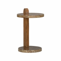 490790 Wildwood 25in. Wood Hana Drinks Table with Coco Twig Lamination Finish