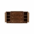 490797 Wildwood 35in. Wood Robinson Cabinet with Burl Veneer Finish