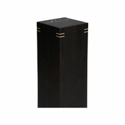 490800 Shiga Shou Sugi Ban Pedestal - Tall