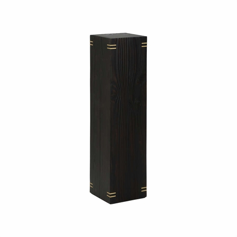 490800 Shiga Shou Sugi Ban Pedestal - Tall