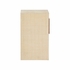 490820 Wildwood 22in. Wood/Raffia Book Nook Table with Walnut/Natural Finish