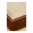 490820 Wildwood 22in. Wood/Raffia Book Nook Table with Walnut/Natural Finish