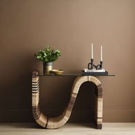 490822 Wildwood Calusa Curve Console Table