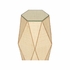 490837 Wildwood 22in. Raffia On Wood/Rope Gabriel Global Drinks Table with Natural Finish