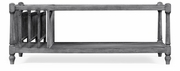 491012-ADG Jonathan Charles Antique Dark Grey Rectangular Coffee Table with Magazine Rack