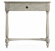 491017-RGA Jonathan Charles Fine Furniture JC Edited - Casually Country Rustic Grey Small Console Table With Drawer