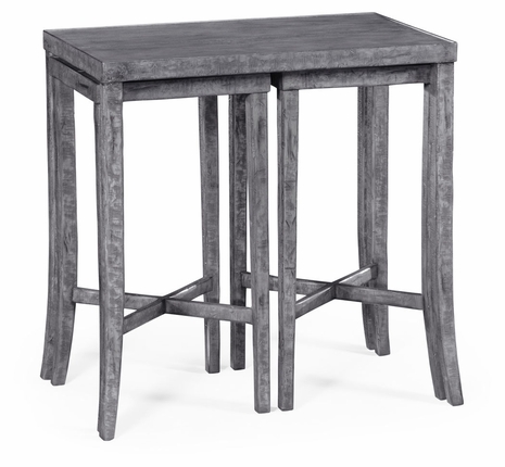 491040-ADG Jonathan Charles Nesting Cocktail Tables in Antique Dark Grey