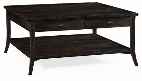 491041-PDA Jonathan Charles Square Coffee Table in Dark Ale