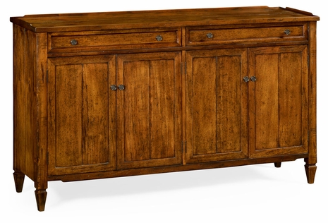 491042-CFW Jonathan Charles 38" Four-Door Sideboard in Country Walnut