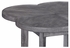 491043-ADG JC Edited Casual Country Quatrefoil Lamp Table In Antique Dark Grey