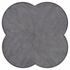491043-ADG JC Edited Casual Country Quatrefoil Lamp Table In Antique Dark Grey