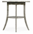 491043-RGA Jonathan Charles Quatrefoil Lamp Table in Rustic Grey
