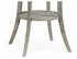 491043-RGA Jonathan Charles Quatrefoil Lamp Table in Rustic Grey