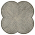491043-RGA Jonathan Charles Quatrefoil Lamp Table in Rustic Grey
