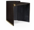 491044-PDA Jonathan Charles Fine Furniture JC Edited - Casually Country Dark Ale Semicircular Retracting Side Table