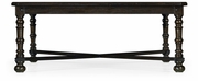491061-54L-PDA Jonathan Charles Fine Furniture JC Edited - Casually Country 54" Solid Dark Ale Dining Table
