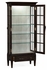 491063-PDA Jonathan Charles Tall Dark Ale Plank Glazed Display Cabinet