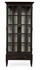 491063-PDA Jonathan Charles Tall Dark Ale Plank Glazed Display Cabinet