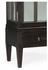 491063-PDA Jonathan Charles Tall Dark Ale Plank Glazed Display Cabinet