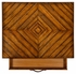 491080-CFW JC Edited Casual Country Walnut Parquet Rectangular Side Table With Contrast Inlay