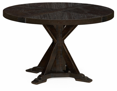 491086-48D-PDA Jonathan Charles 48" Dark Ale Circular Dining Table