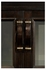 491095-PDA Jonathan Charles Dark Ale Parquet Welsh Bookcase with Strap Handles