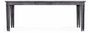 491099-60L-ADG Jonathan Charles Fine Furniture JC Edited - Casually Country Rectangular Dining Table In Antique Dark Grey