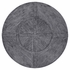 491101-72D-ADG Jonathan Charles Fine Furniture JC Edited - Casually Country 72" Antique Dark Grey Circular Dining Table With Inbuilt Lazy Susan