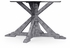 491101-72D-ADG Jonathan Charles Fine Furniture JC Edited - Casually Country 72" Antique Dark Grey Circular Dining Table With Inbuilt Lazy Susan