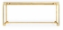 491104-G-WGL Jonathan Charles Gilded Iron Rectangular Coffee Table with Biancaneve Top
