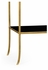 491106-G-GBL JC Edited Simply Elegant Gilded Iron Rectangular Side Table