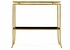 491106-G-GBL JC Edited Simply Elegant Gilded Iron Rectangular Side Table