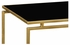 491106-G-GBL JC Edited Simply Elegant Gilded Iron Rectangular Side Table