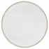 491110-G-GAM Jonathan Charles Fine Furniture JC Edited - Simply Elegant Gilded Iron Round Side Table With An Antique Glass Top