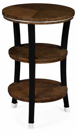 491119-AMW JC Edited Comfortably Casual Round Side Table In American Walnut