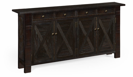 491124-PDA Jonathan Charles Dark Ale Narrow Sideboard