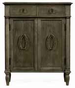 491144-DGC JC Edited Casual Country Narrow Cabinet With Cupboard