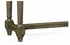 491148-63L-DGC Jonathan Charles Fine Furniture JC Edited - Casually Country Small Dark Grey Chestnut Hunt Table