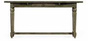 491148-63L-DGC Jonathan Charles Fine Furniture JC Edited - Casually Country Small Dark Grey Chestnut Hunt Table