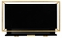 491150-G-BLG JC Edited Simply Elegant Gilded Iron Chest Of Drawers In Smoky Black