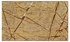 491158-MAG JC Edited Comfortably Casual Mahogany Coffee Table With Bidasar Gold Marble Top