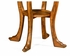 491163-CFW Jonathan Charles Country Walnut Round Lamp Table