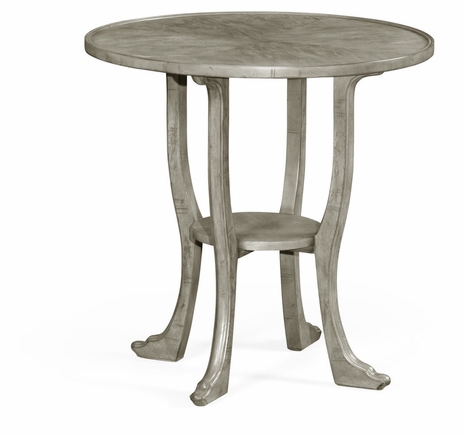 491163-RGA Jonathan Charles Rustic Grey Round Lamp Table