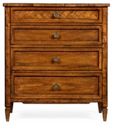 491166-CFW Jonathan Charles Small Chest of Drawers in Country Walnut