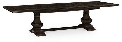 491169-86L-PDA Jonathan Charles 86" Extending Dining Table in Dark Ale