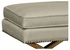 491190-LBC-F001 Jonathan Charles Fine Furniture JC Edited - Sussex Rectangular Light Brown Chestnut Stool, Upholstered In Mazo
