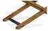 491190-LBC-F001 Jonathan Charles Fine Furniture JC Edited - Sussex Rectangular Light Brown Chestnut Stool, Upholstered In Mazo