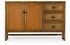 491193-LBC Jonathan Charles Light brown chestnut Buffet Cabinet